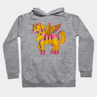 Pencil Alicorn Drawing Hoodie